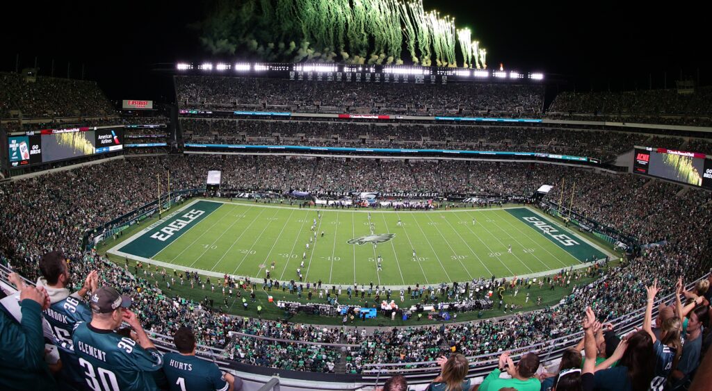 Philadelphia Eagles stadium view