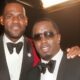 LeBron James and Diddy posing