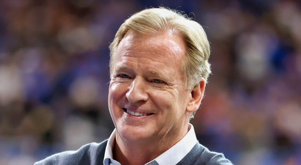 Roger Goodell smiling