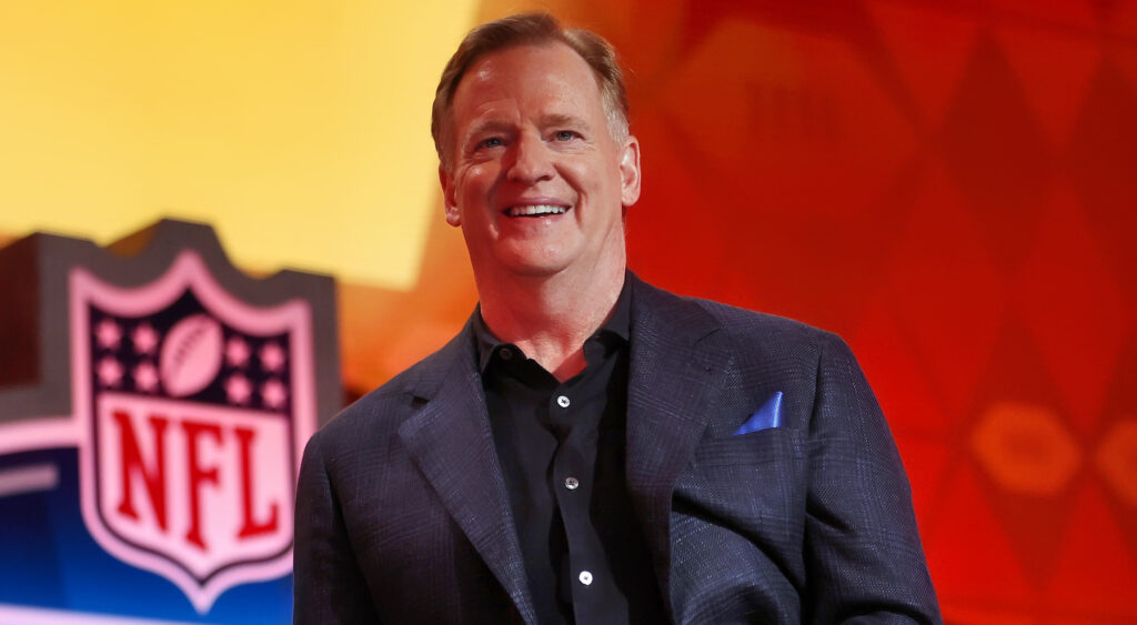 Rpger Goodell smiling