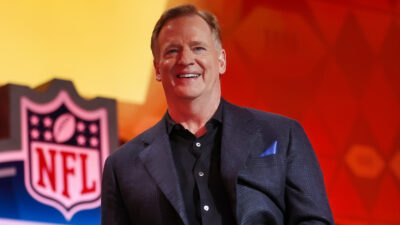 Rpger Goodell smiling