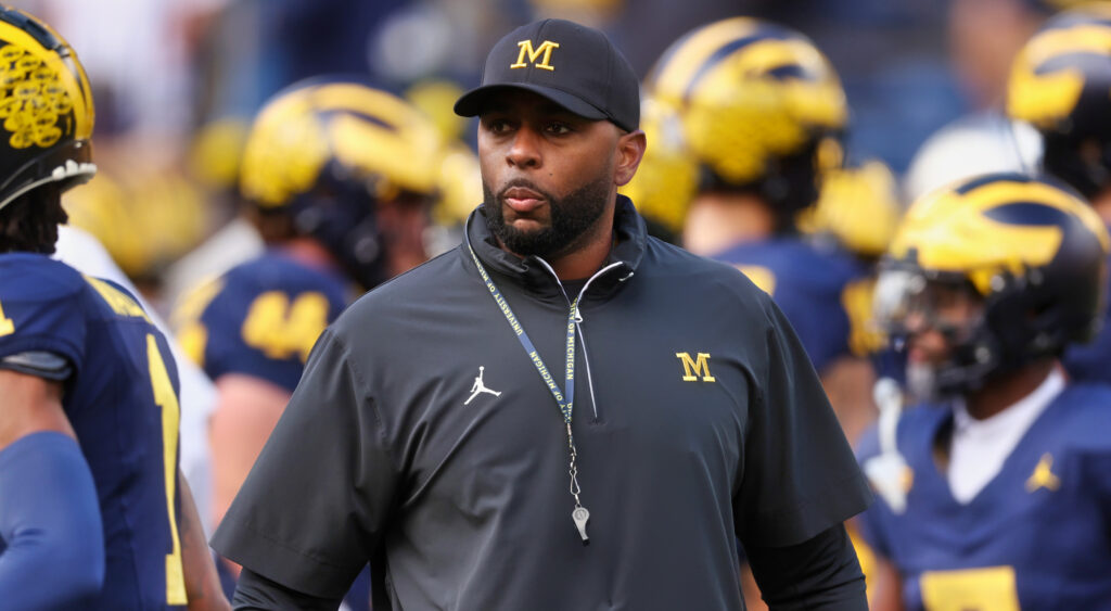 Michigan Wolverines head coach Sherrone Moore