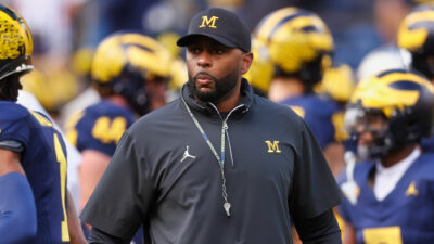 Michigan Wolverines head coach Sherrone Moore