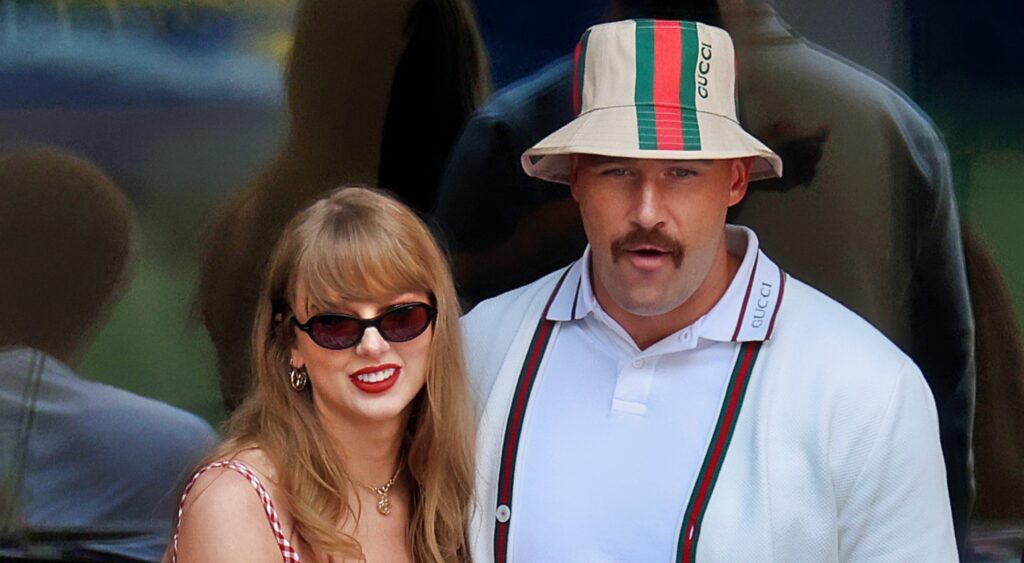 Travis Kelce and Taylor Swift at US Open