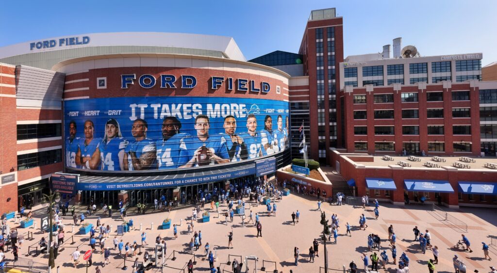 Ford Field, home of the Detroit Lions