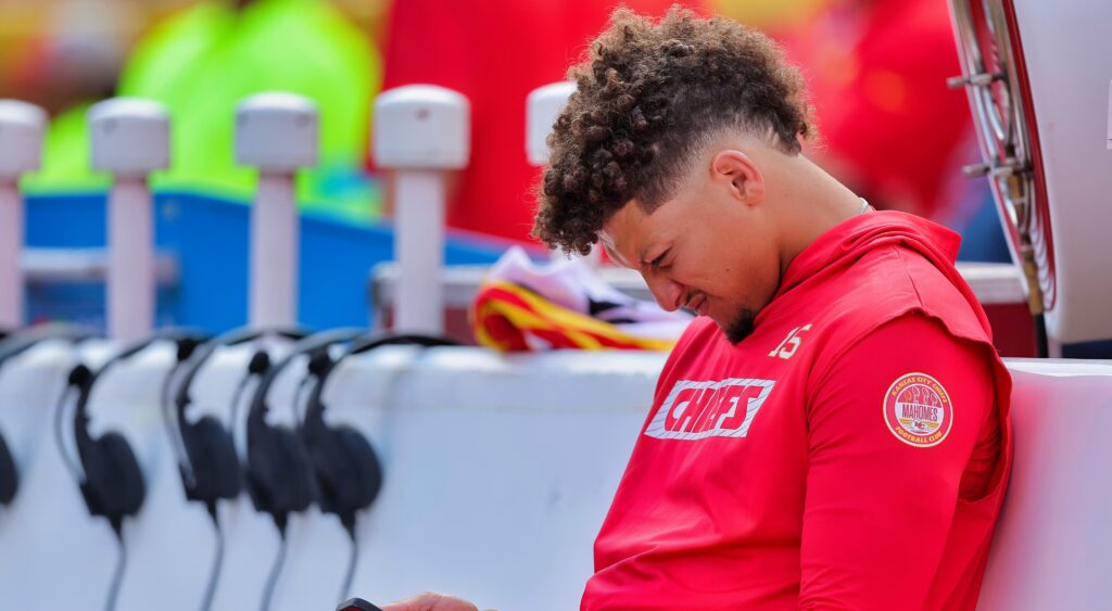 Patrick Mahomes ahead of the NFL week two 