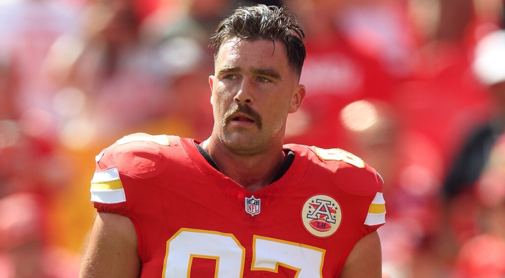 Travis Kelce in uniform