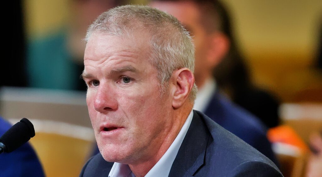 Brett Favre during congressional hearing