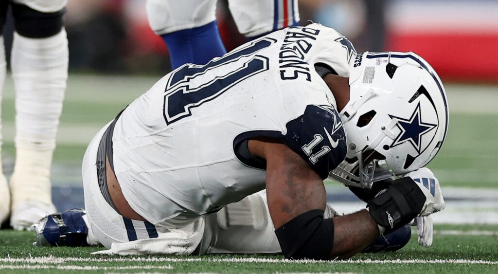 Micah Parsons on ground