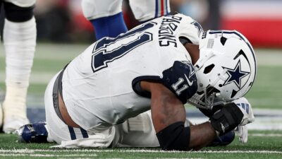 Micah Parsons on ground