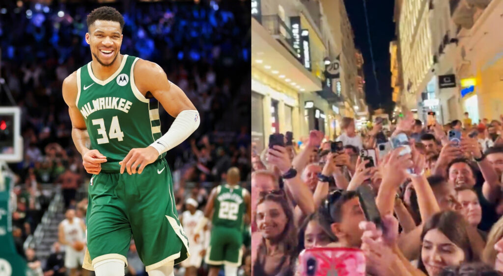 Giannis Antetokounmpo Gathers A Humongous Crowd In Greece