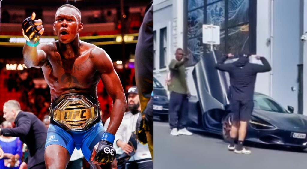 Israel Adesanya tells the backstory of recent road rage video