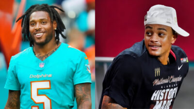 Highest Paid Cornerbacks in NFL: Jalen Ramsey[L] and Patrick Surtain II [R]