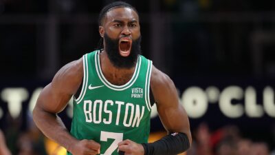 Jaylen Brown shares a bold reply in a fan's comment