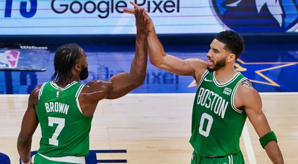 Jayson Tatum addressed Jaylen Brown's MVP win