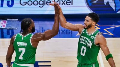 Jayson Tatum addressed Jaylen Brown's MVP win