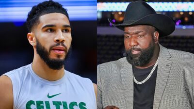 Kendrick Perkins takes a one-word jab at 2024 NBA champion Jayson Tatum's aspirations