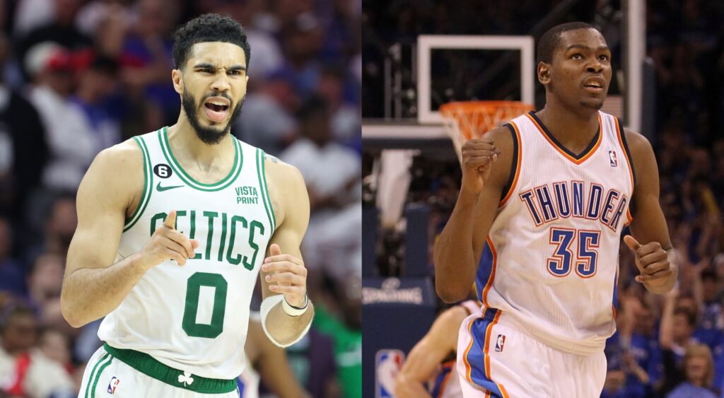 Jayson Tatum and Kevin Durant’s First Seven Seasons Comparison