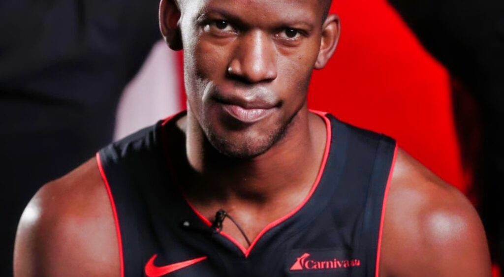 Jimmy Butler at Miami Heat photoshoot.