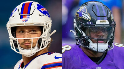 Josh Allen and Lamar Jackson looks.