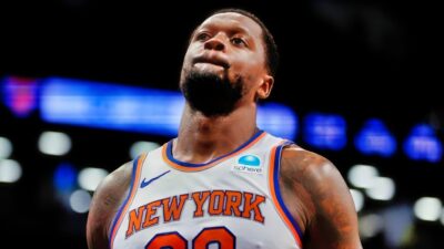 Julius Randle reposted a controversial post regarding his jersey sale