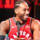 Kawhi Leonard's distinctive laugh during his first press conference as a Raptor in 2018 continues to be ridiculed by fans