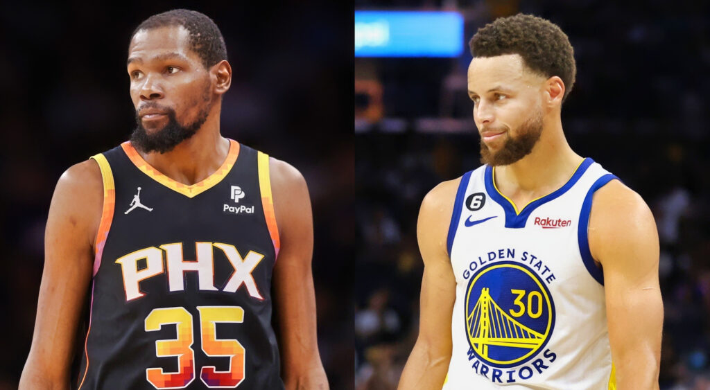 Kevin Durant Snubs Stephen Curry From His Perfect Starting 5