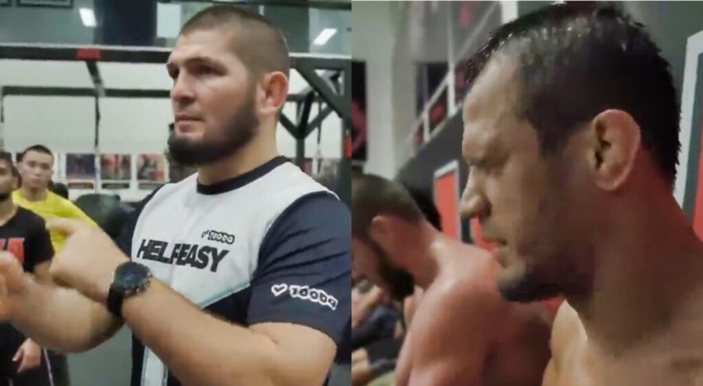 Khabib Nurmagomedov instructs students to kill their opponents