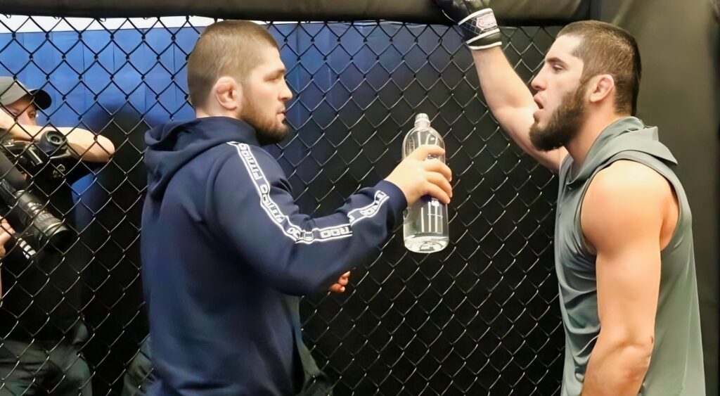 Khabib Nurmagomedov leaks Islam Makhachev's fight date