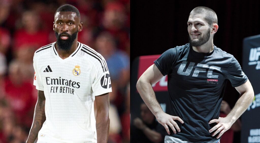 Khabib Nurmagomedov accepts Antonio Rudiger's challenge 