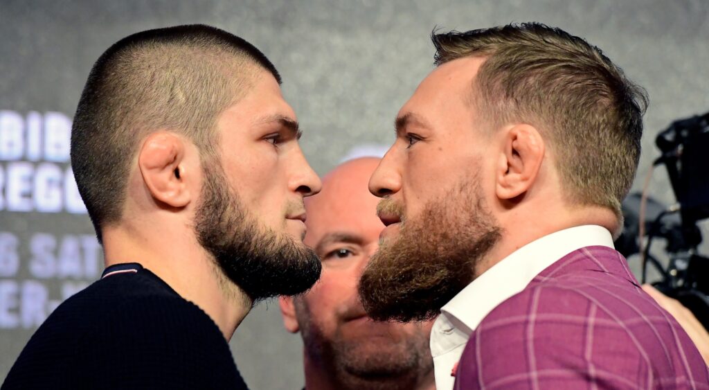 Conor McGregor and Khabib Nurmagomedov rivalry