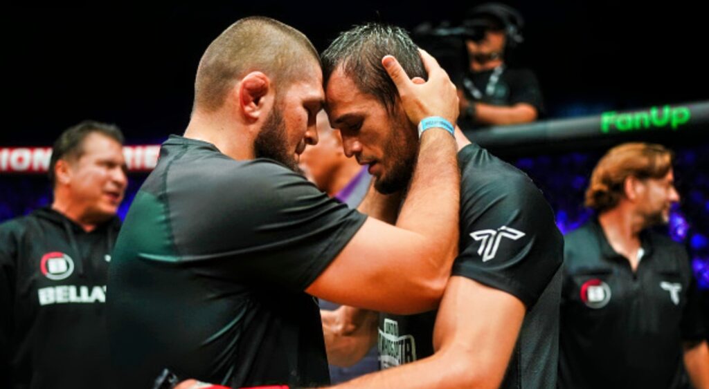 Khabib Nurmagomedov and Usman Nurmagomedov 