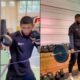 Khamzat Chimaev drops training video