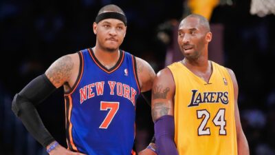 Kobe Bryant praises Carmelo Anthony's toughness on the court