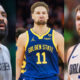 Kyrie Irving, Luka Dončić, and Klay Thompson are part of the projected starting five for 2025