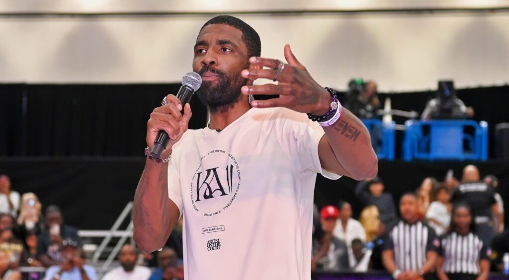 Kyrie Irving stunned fabs with his rapping prowess