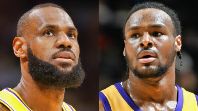 LeBron James and Bronny James will be playing together for the Los Angeles Lakers in the 2024-25 season.