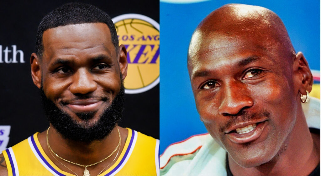 LeBron James considers Michael Jordan his idol.