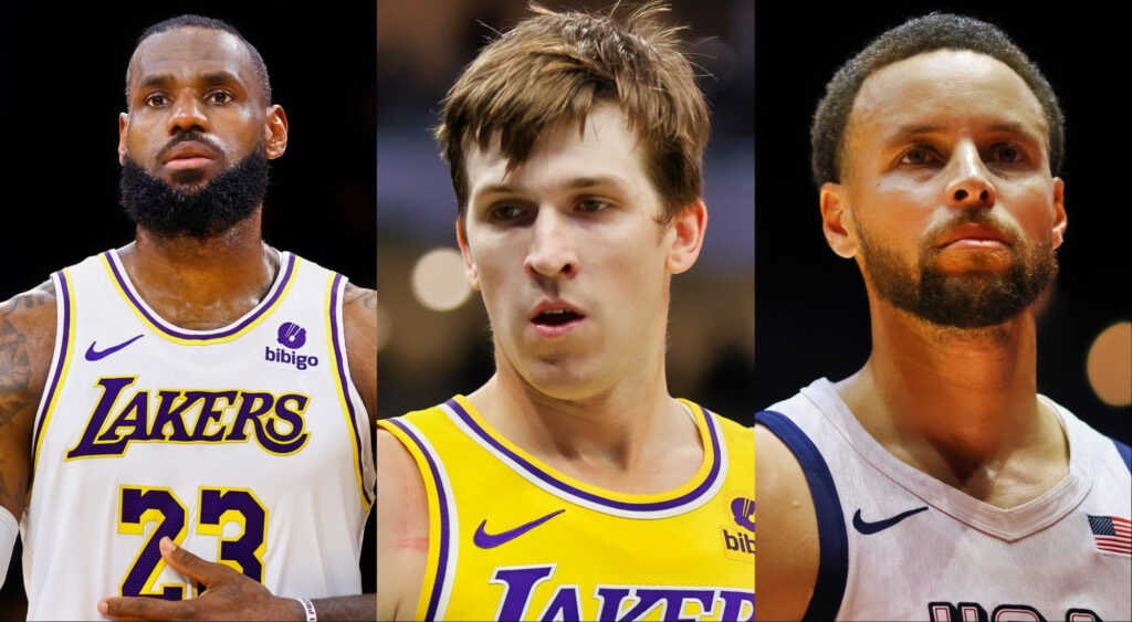 Austin Reaves Shares His All-Time Starting Five, Including LeBron James and Stephen Curry.