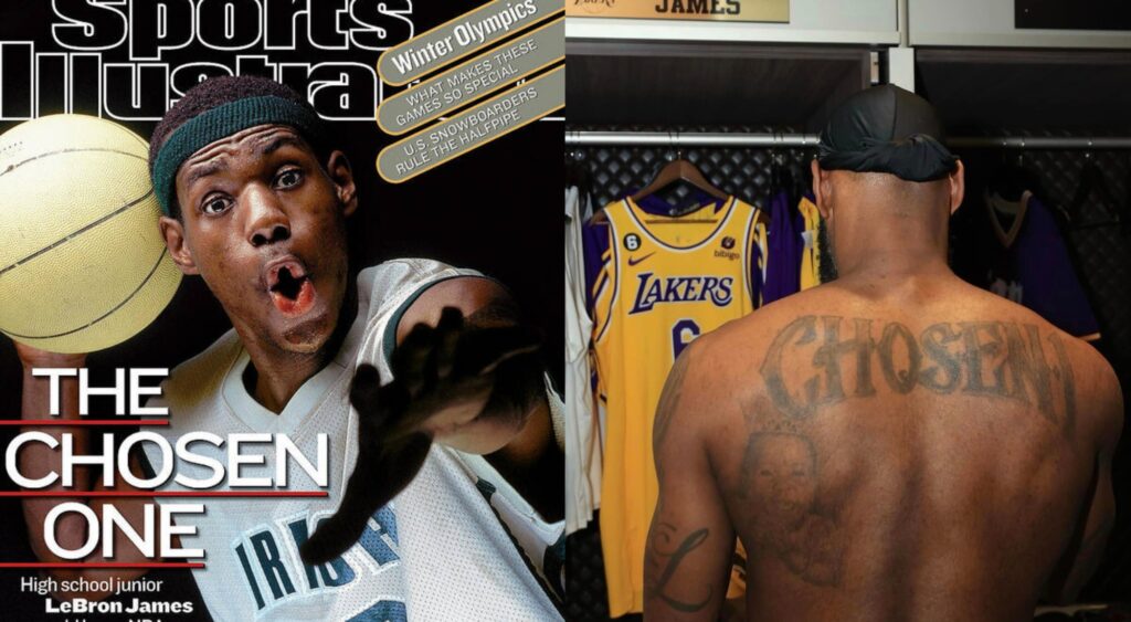 A Look At Los Angeles Lakers Star LeBron James' Tattoos