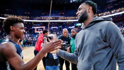 LeBron James shares excitement of sharing court with Bronny