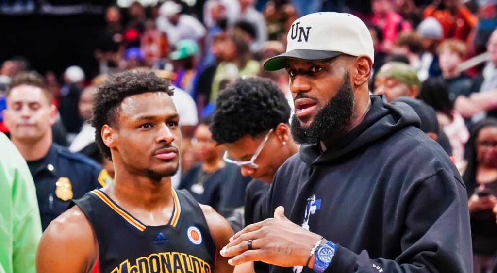 LeBron James send powerful message for Bronny James