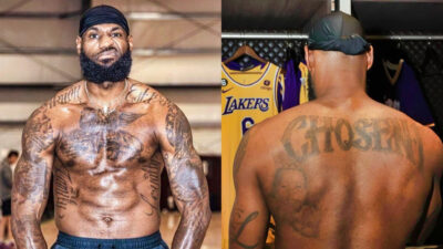 A Look At Los Angeles Lakers Star LeBron James' Tattoos