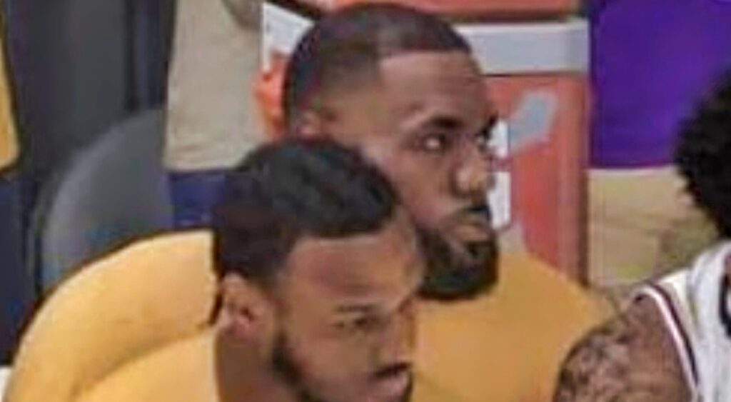 LeBron and Bronny James in NBA2K 25