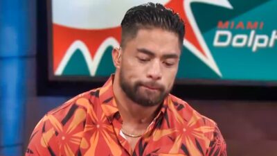 Manti Te'o getting emotional on TV