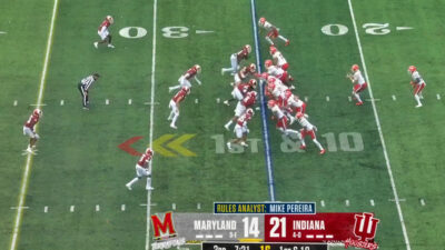 Still from Maryland-Indiana for article on Roman Hemby