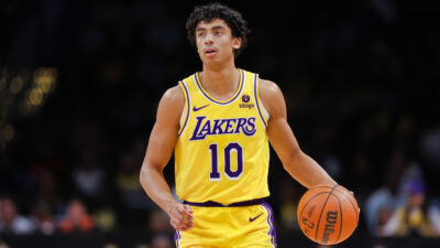 Max Christie Discusses His Re-Signing With The Lakers