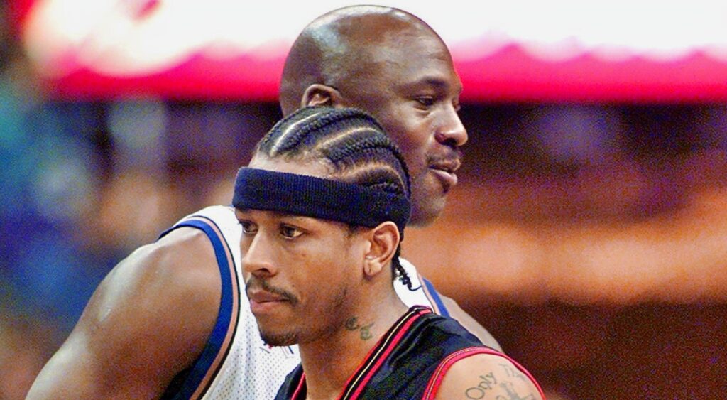 Michael Jordan shares rookie Allen Iverson's attitude