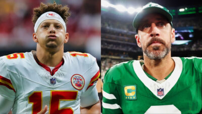 Patrick Mahomes and Aaron Rodgers are two of the NFL's best quarterbacks.