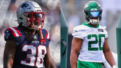 Rhamondre Stevenson and Breece Hall will likely play for their sides in the Patriots vs. Jets game.